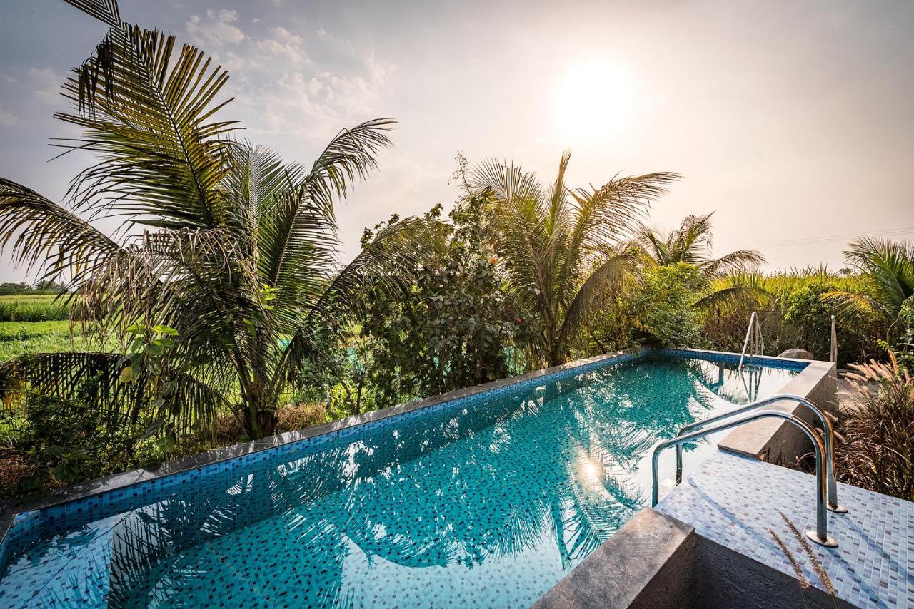 Saffronstays Happy Fields, Pune - Luxury Farmstay With Farm To Table Food Exterior photo